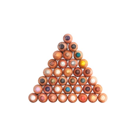 Foto ilustrativa Lápis de Cor Permanente Lightfast 36 Cores Estojo Lata Novas Cores