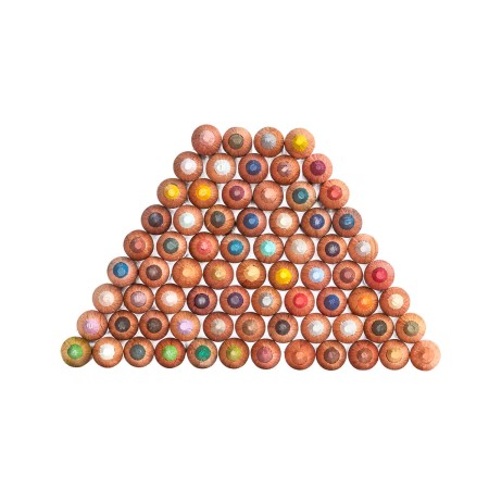 Foto ilustrativa Lápis de Cor Permanente Lightfast 72 Cores Estojo Lata