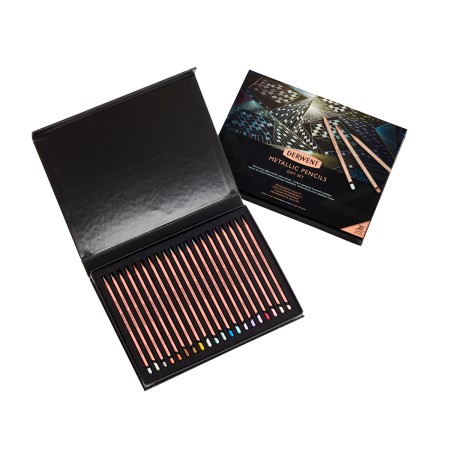 Foto ilustrativa Lápis de Cor Permanente Metallic 20 Cores - Edição Comemorativa 20 anos