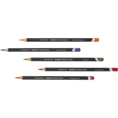 Foto ilustrativa Lápis de Cor Permanente Procolour 36 Cores Estojo Lata