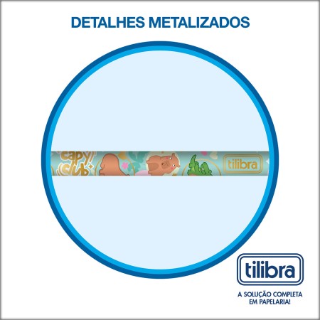 Foto ilustrativa Lápis Preto Redondo com Borracha N.2 Capyclub - Blister com 4 Unidades