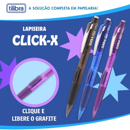 Foto ilustrativa Lapiseira 0.5mm Click-X - Sortido