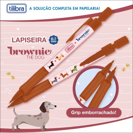 Foto ilustrativa Lapiseira 0.7mm Brownie The Dog