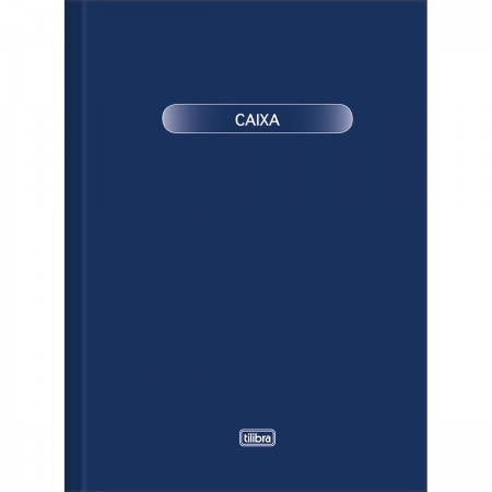 Livro Caixa Capa Dura Pequeno 100 Folhas - Tilibra - Escritório