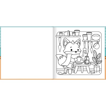 Foto ilustrativa Livro Colorir Relax Life 46 Folhas