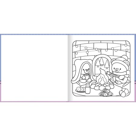 Foto ilustrativa Livro Colorir Relax Seasons 46 Folhas