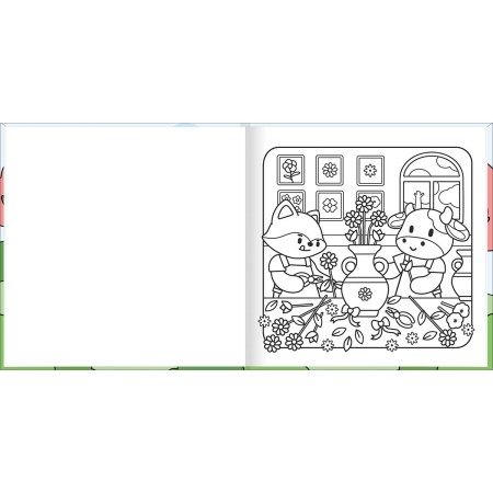 Foto ilustrativa Livro Colorir Relax Seasons 46 Folhas