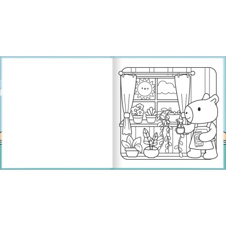 Foto ilustrativa Livro Colorir Relax Seasons 46 Folhas