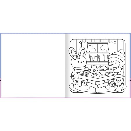 Foto ilustrativa Livro Colorir Relax Seasons 46 Folhas