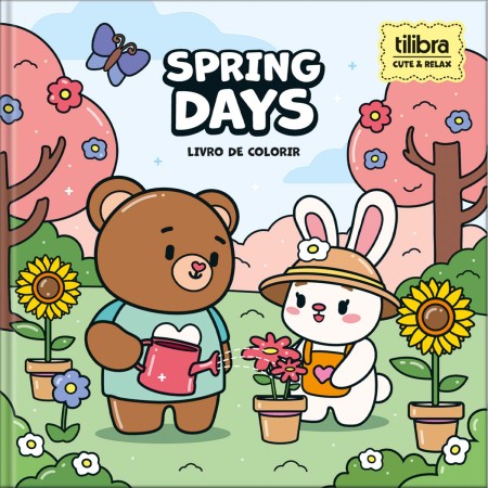 Foto ilustrativa Livro Colorir Relax Seasons 46 Folhas