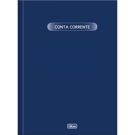 Foto ilustrativa Livro Conta Corrente Capa Dura Grande 50fls