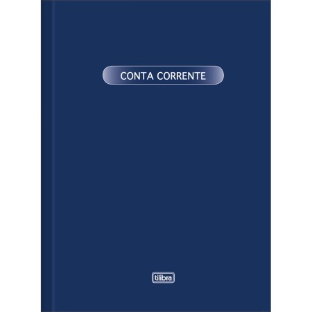 Foto ilustrativa Livro de Conta Corrente Capa Dura Pequeno 100fls