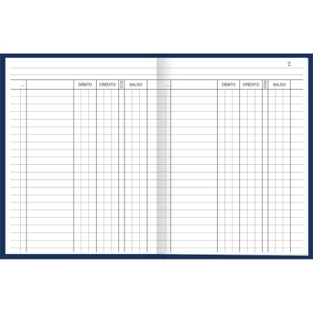 Foto ilustrativa Livro de Conta Corrente Pequeno Capa Dura 50fls