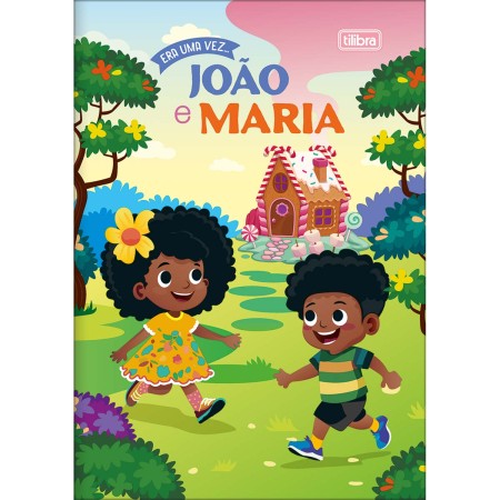Foto ilustrativa Livro de História 1/4 João e Maria 8 Folhas