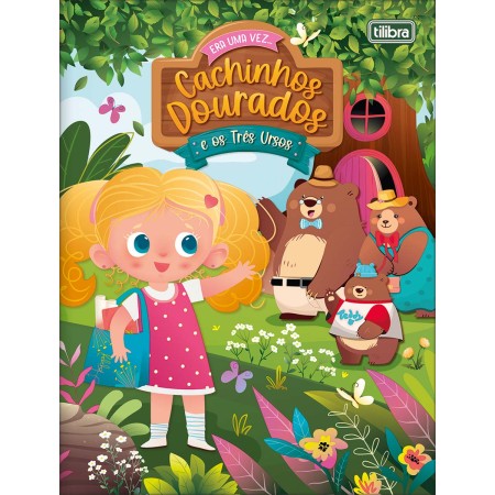 Foto ilustrativa Livro de História Cachinhos Dourados 8 Folhas