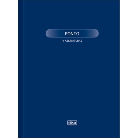 Foto ilustrativa Livro de Ponto Capa Dura Grande - 4 Assinaturas 100fls