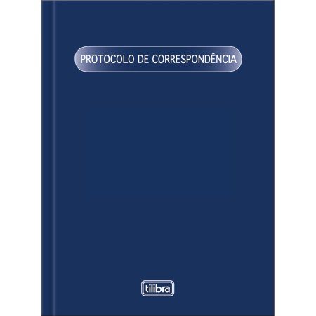 Foto ilustrativa Livro Protocolo de Correspondência Capa Dura 104fls