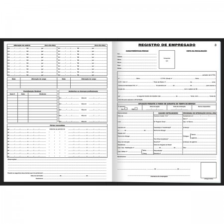 Livro Registro de Empregados Capa Dura - 50 Folhas - Tilibra - Escritório, Livro Ata, Fiscal e Contábil - Tilibra Livro Registro de Empregados Capa Dura - 50 Folhas - Tilibra - Escritório, Livro Ata, Fiscal e Contábil - Tilibra
