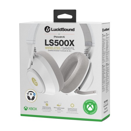 Foto ilustrativa LucidSound LS500X Headset Gamer Sem Fio para Xbox Series X|S - Branco