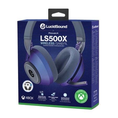 Foto ilustrativa LucidSound LS500X Headset Gamer Sem Fio para Xbox Series X|S - Indigo Fade