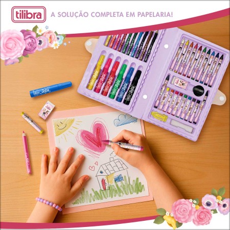 Foto ilustrativa Maleta de Pintura Infantil Jolie 42 Peças