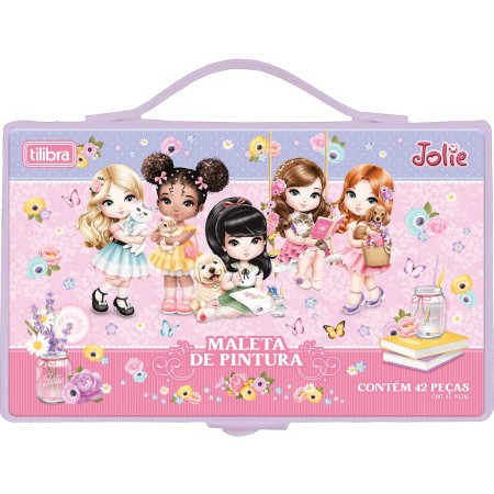 Foto ilustrativa Maleta de Pintura Infantil Jolie 42 Peças