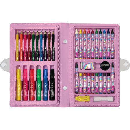 Foto ilustrativa Maleta de Pintura Infantil Unicórnio 42 Peças