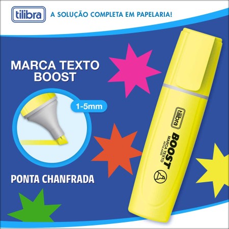 Foto ilustrativa Marca Texto Boost Neon - Sortido