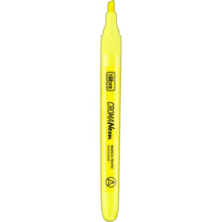 Foto ilustrativa Marca Texto Croma Amarelo Neon