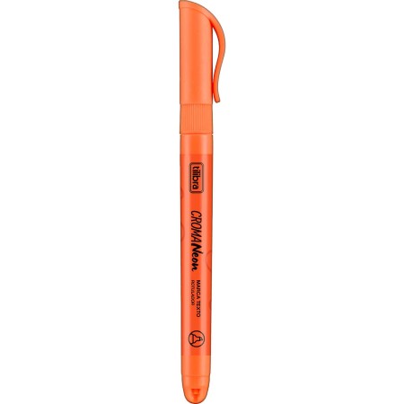 Foto ilustrativa Marca Texto Croma Laranja Neon
