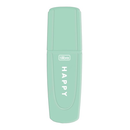 Foto ilustrativa Marca-Texto Mini Happy - Blister com 4 Unidades