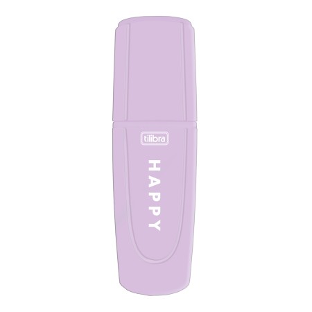 Foto ilustrativa Marca-Texto Mini Happy - Blister com 4 Unidades