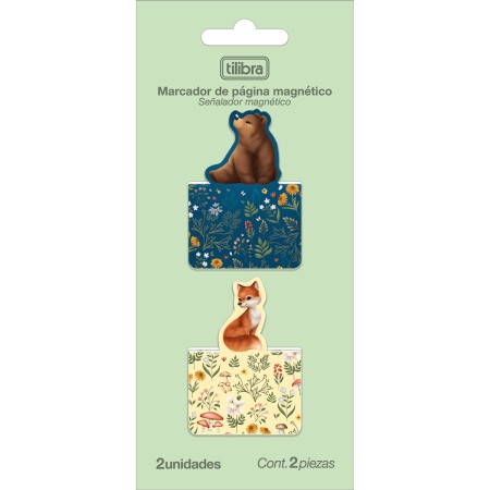 Foto ilustrativa Marcador de Página Magnético com 2 Unidades