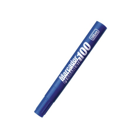 Foto ilustrativa Marcador Permanente 100 Azul
