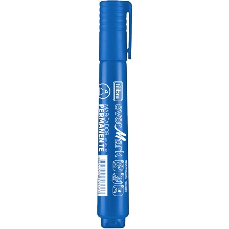 Foto ilustrativa Marcador Permanente Recarregável EverMark Azul