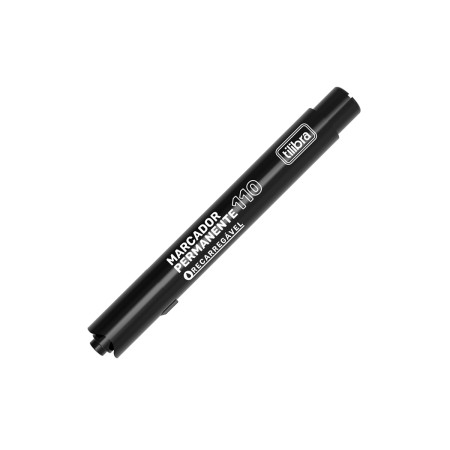 Foto ilustrativa Marcador Permanente Regarregável 110 Preto