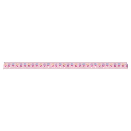 Foto ilustrativa Mini Fita Adesiva Washi Tape 12mmX3m Candy - Blister com 5 + Dispenser