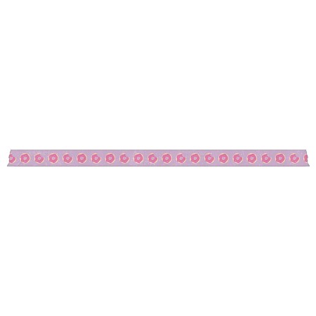 Foto ilustrativa Mini Fita Adesiva Washi Tape 12mmX3m Candy - Blister com 5 + Dispenser