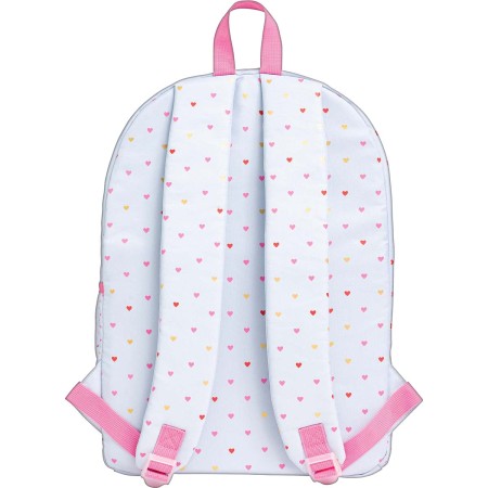 Foto ilustrativa Mochila de Costas Académie Coração Metalizado Azul