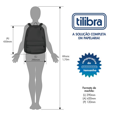 Foto ilustrativa Mochila de Costas Académie Corações Metalizados com detalhes Rosé