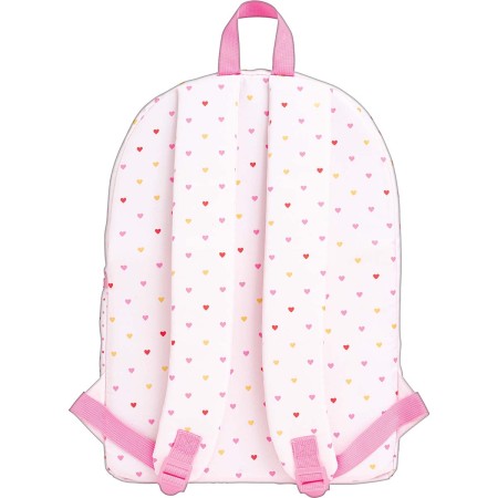 Foto ilustrativa Mochila de Costas Académie Corações Metalizados