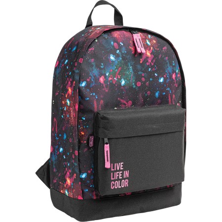 Foto ilustrativa Mochila de Costas Académie Splashes Preta