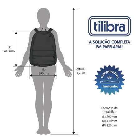 Foto ilustrativa Mochila de Costas Académie Young Ochre
