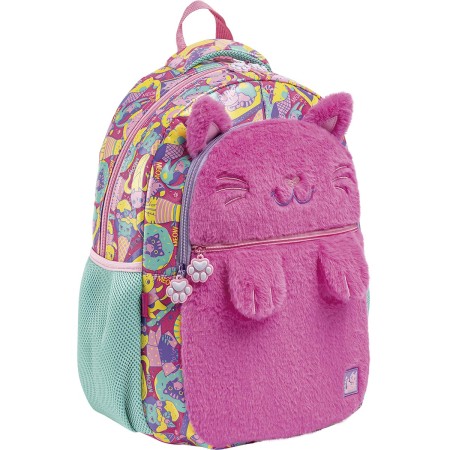 Foto ilustrativa Mochila de Costas Teen Purrfect Cats Rosa