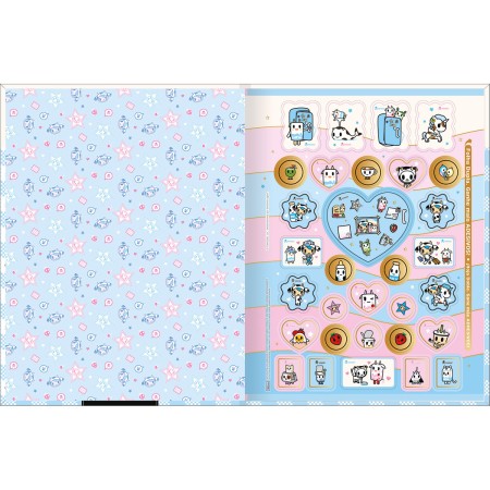Foto ilustrativa O Caderno Brochura Capa Dura Universitário Tokidoki Moofia 80 Folhas