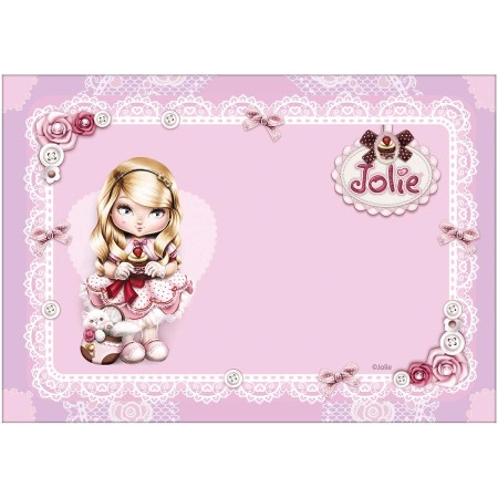 Foto ilustrativa Papel de Carta com Envelopes Jolie