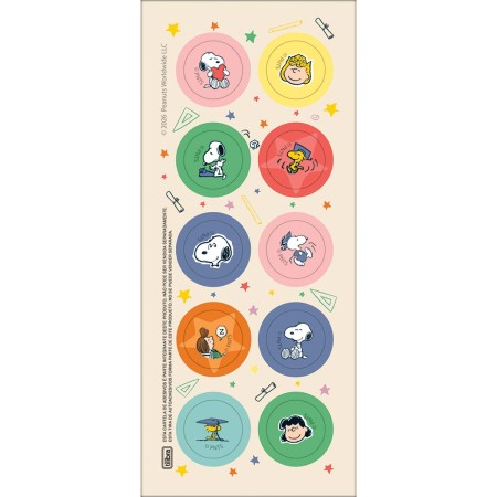 Foto ilustrativa Papel de Carta com Envelopes Snoopy