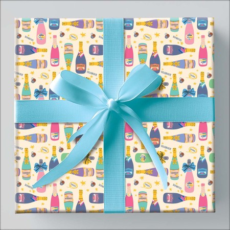 Foto ilustrativa Papel de Presente - Caixa Criativa Com 150 Rolos