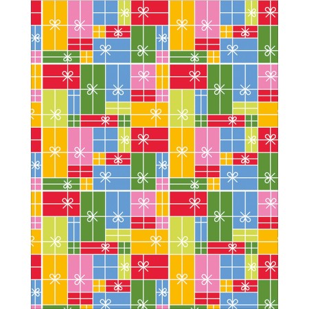 Foto ilustrativa Papel de Presente - Caixa Criativa Com 150 Rolos