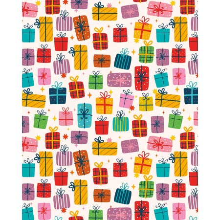 Foto ilustrativa Papel de Presente - Caixa Criativa Com 150 Rolos